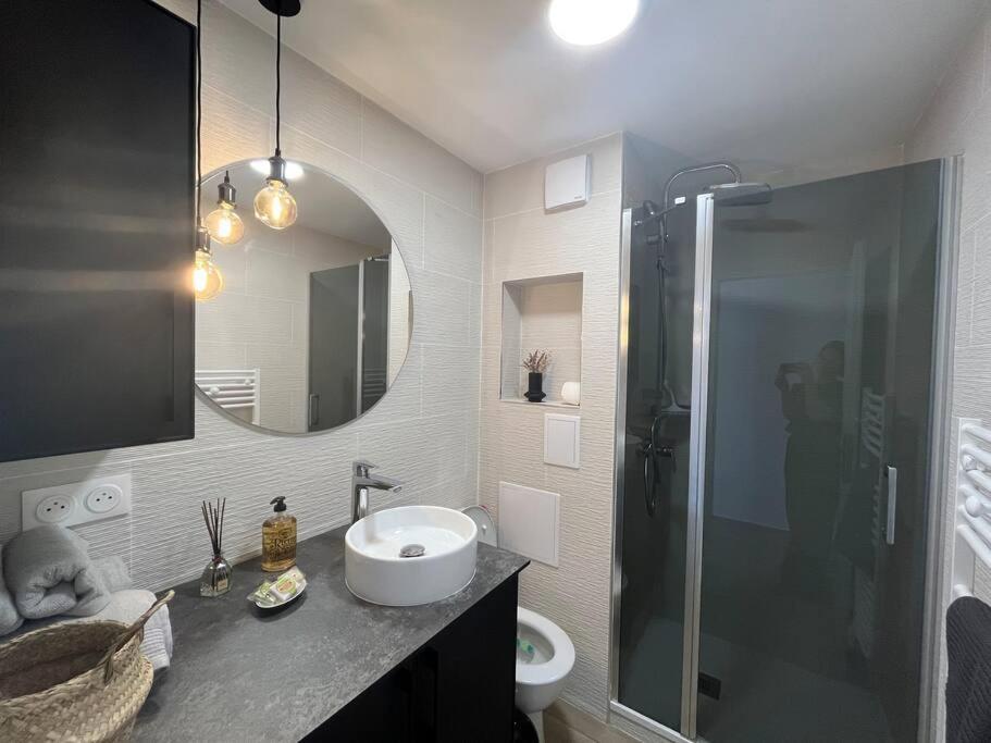Appartement 4 Personnes Antibes Mer, Piscine, Parking, Tennis, Wifi Esterno foto